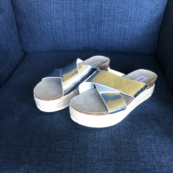 Steve Madden Shoes - Silver Espadrille shoes
